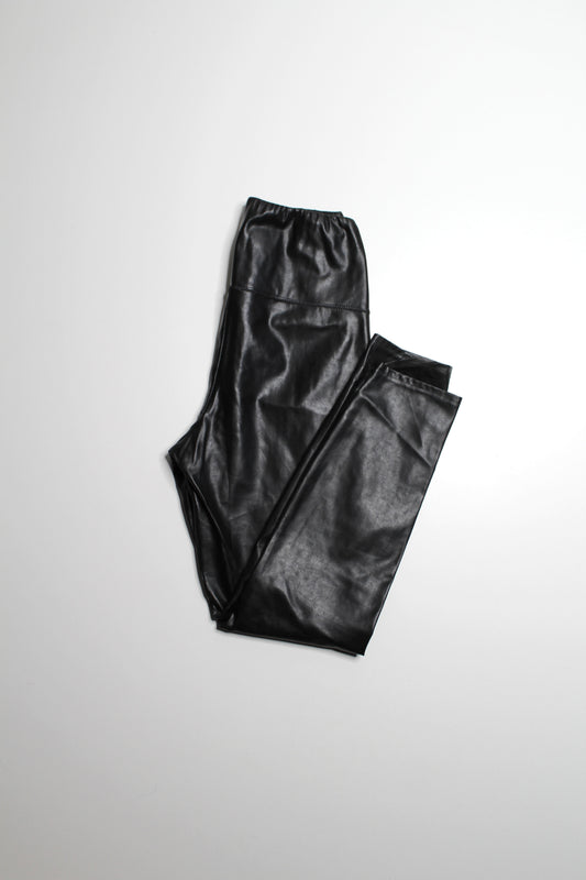 Aritzia Wilfred Free black 'daria' faux leather legging, size medium *full length