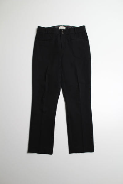 Anthropologie black the essential slim pant, size 4