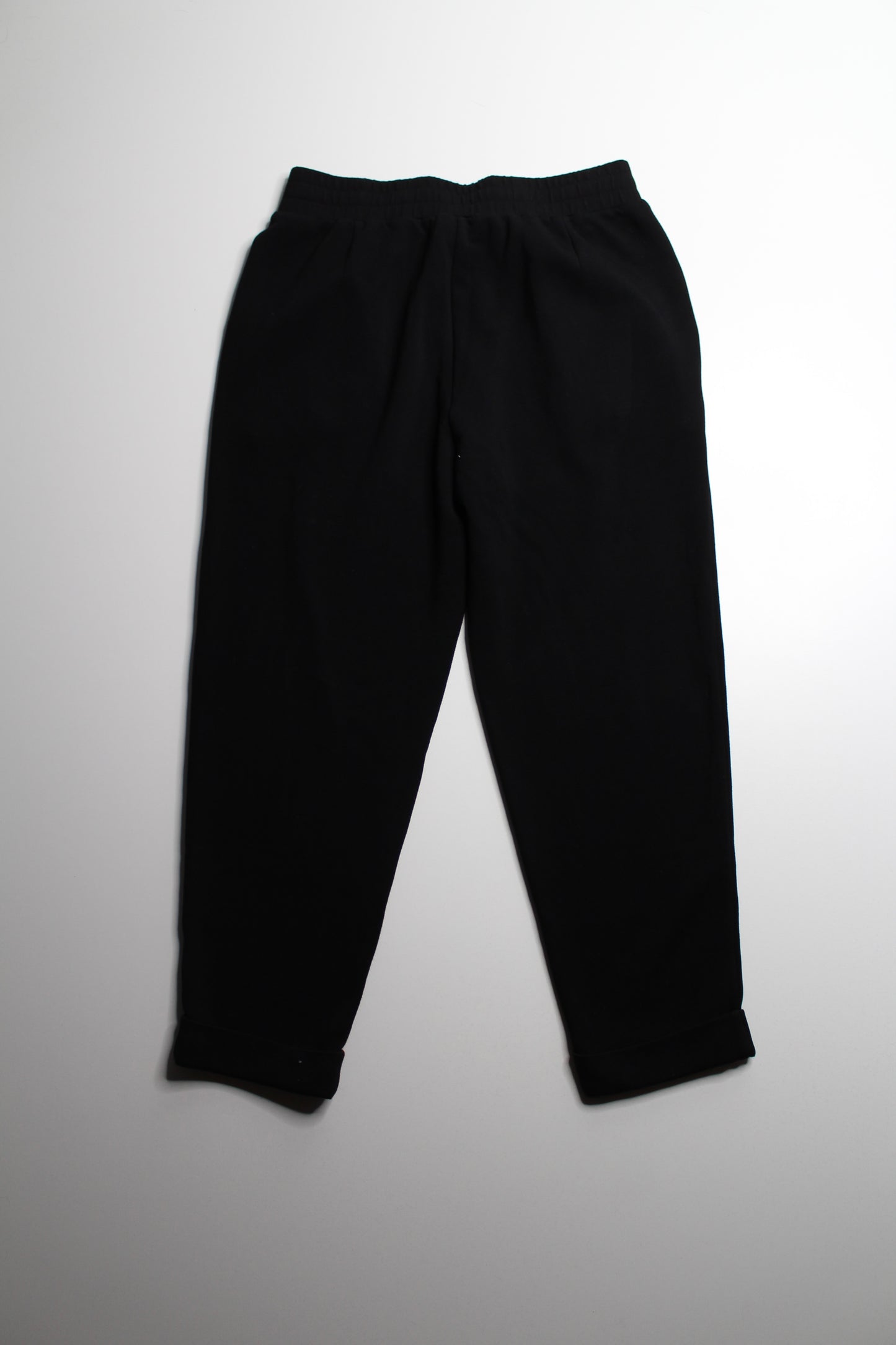 Varley black 'rolled cuff' double soft jogger, size medium *matching sweater available
