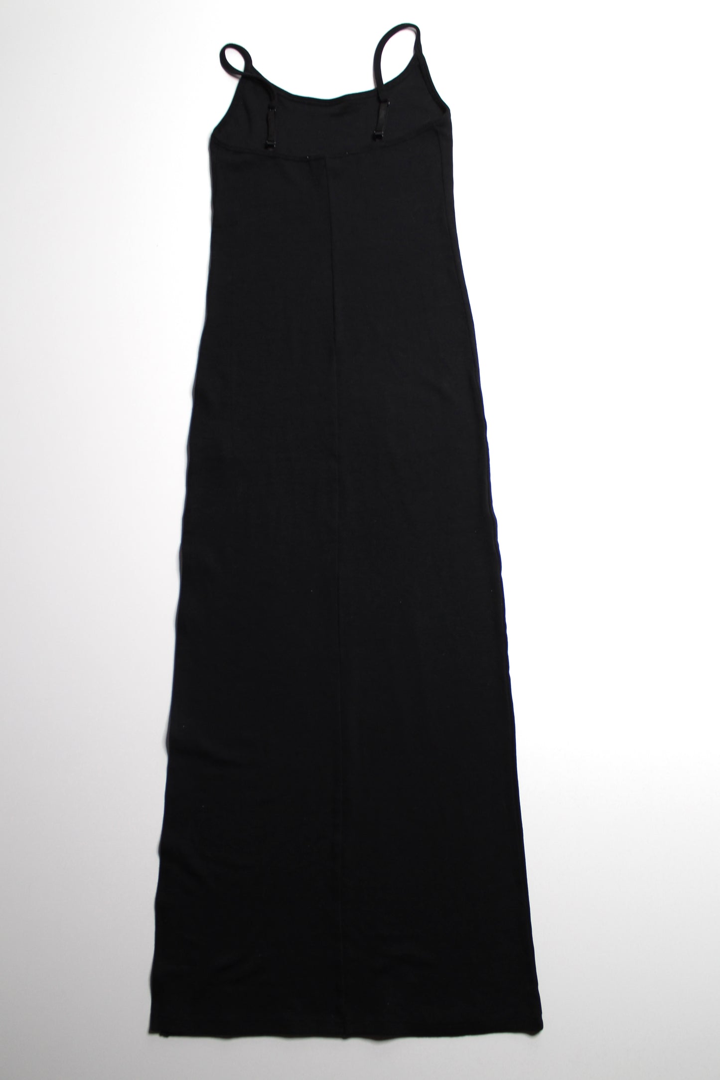 Organic Basics black ribbed tank maxi dress, size small (additional 50% off at checkout)