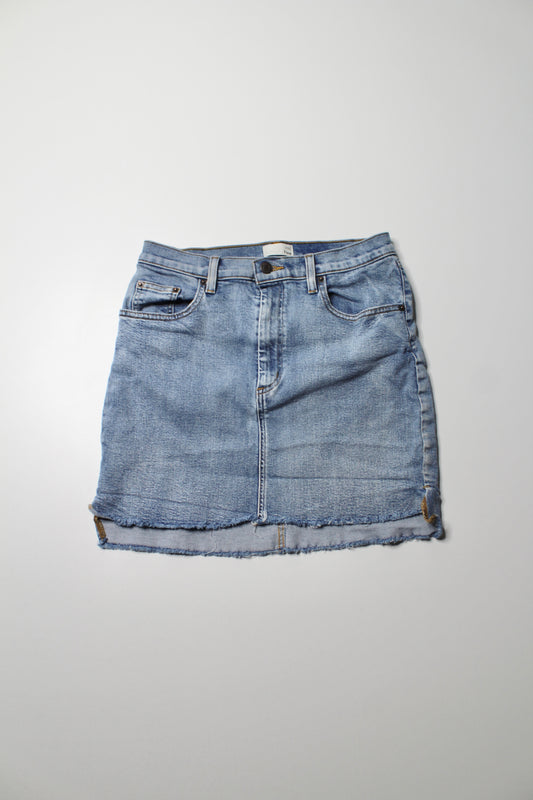 Aritzia Wilfred Free denim mini skirt, size 8