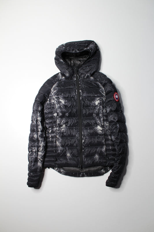 Canada Goose ‘brookvale’ splatter print hoody puffer jacket, size xs (relaxed fit) (additional 40% off)