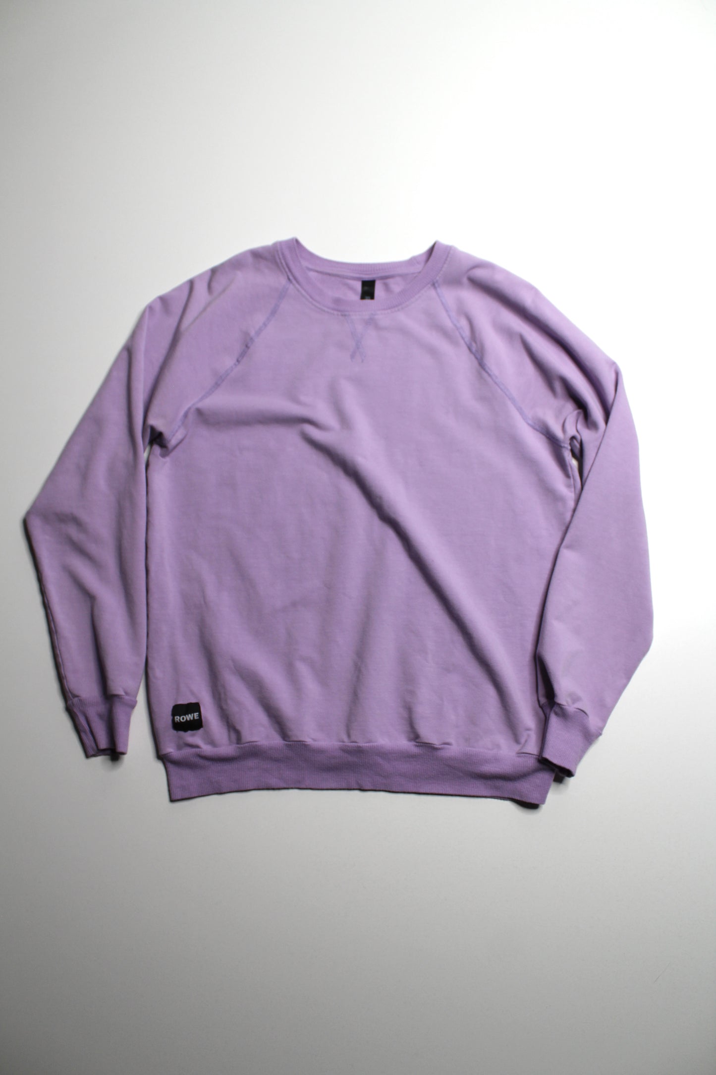 Rowe lilac sweatshirt, size large