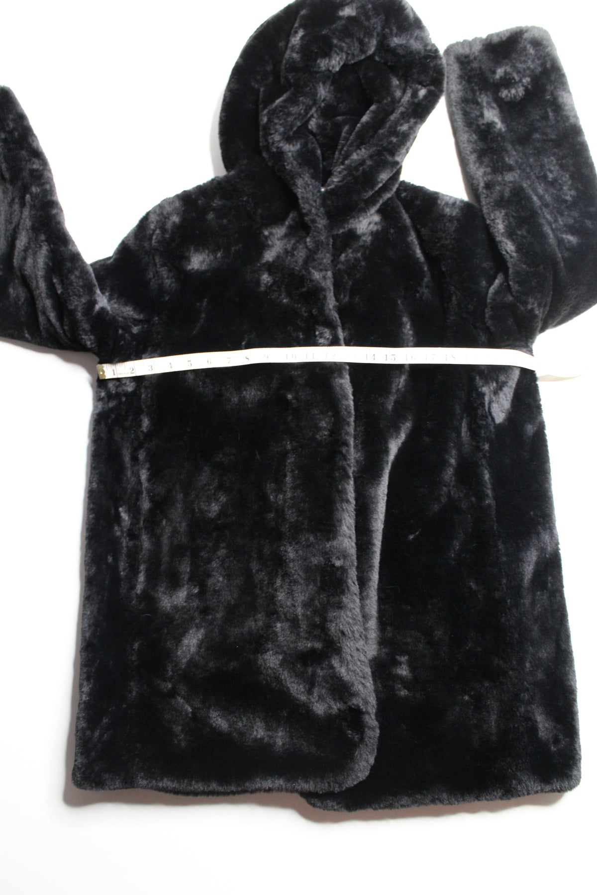 Life Oofwear (Sporting Life) black reversible faux fur ‘Teddy’ coat, Euro size 44 (large) *new with tags