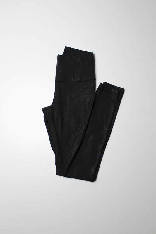 Lululemon ‘wunder under’ high-rise legging, size 4 (28") *luminosity black foil