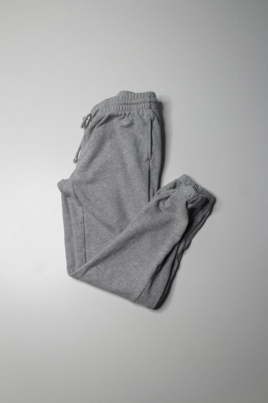 Aritzia TNA heathered grey terry boyfriend joggers, size xs (matching hoodie available)