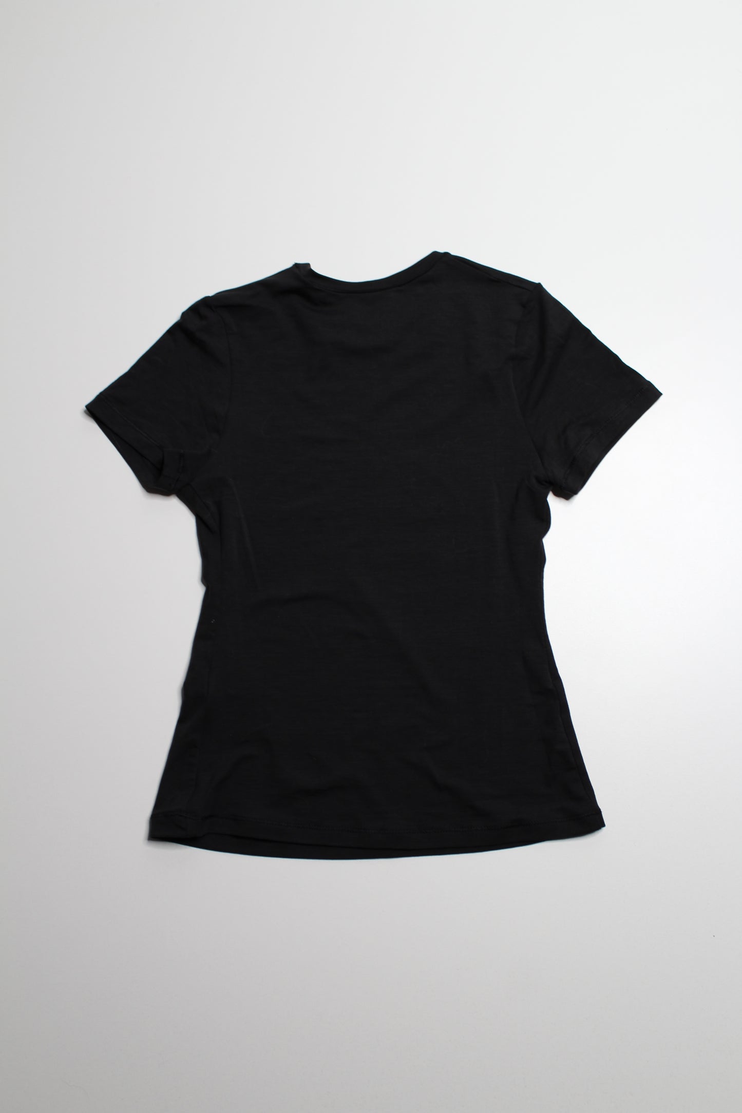 Organic Basics black t shirt, size small