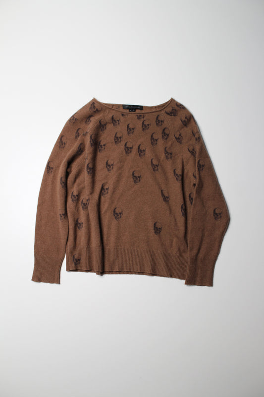 Skull Cashmere brown cashmere sweater, size xs (loose fit)