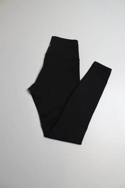 Lululemon high rise black wunder under leggings, size 8 (28”)