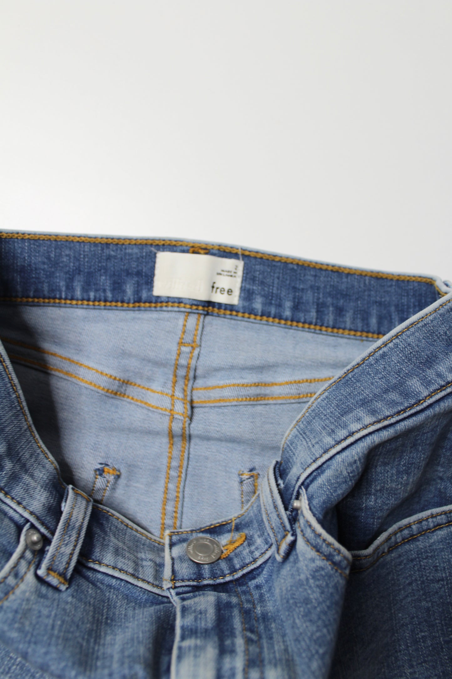 Aritzia Wilfred Free denim mini skirt, size 2