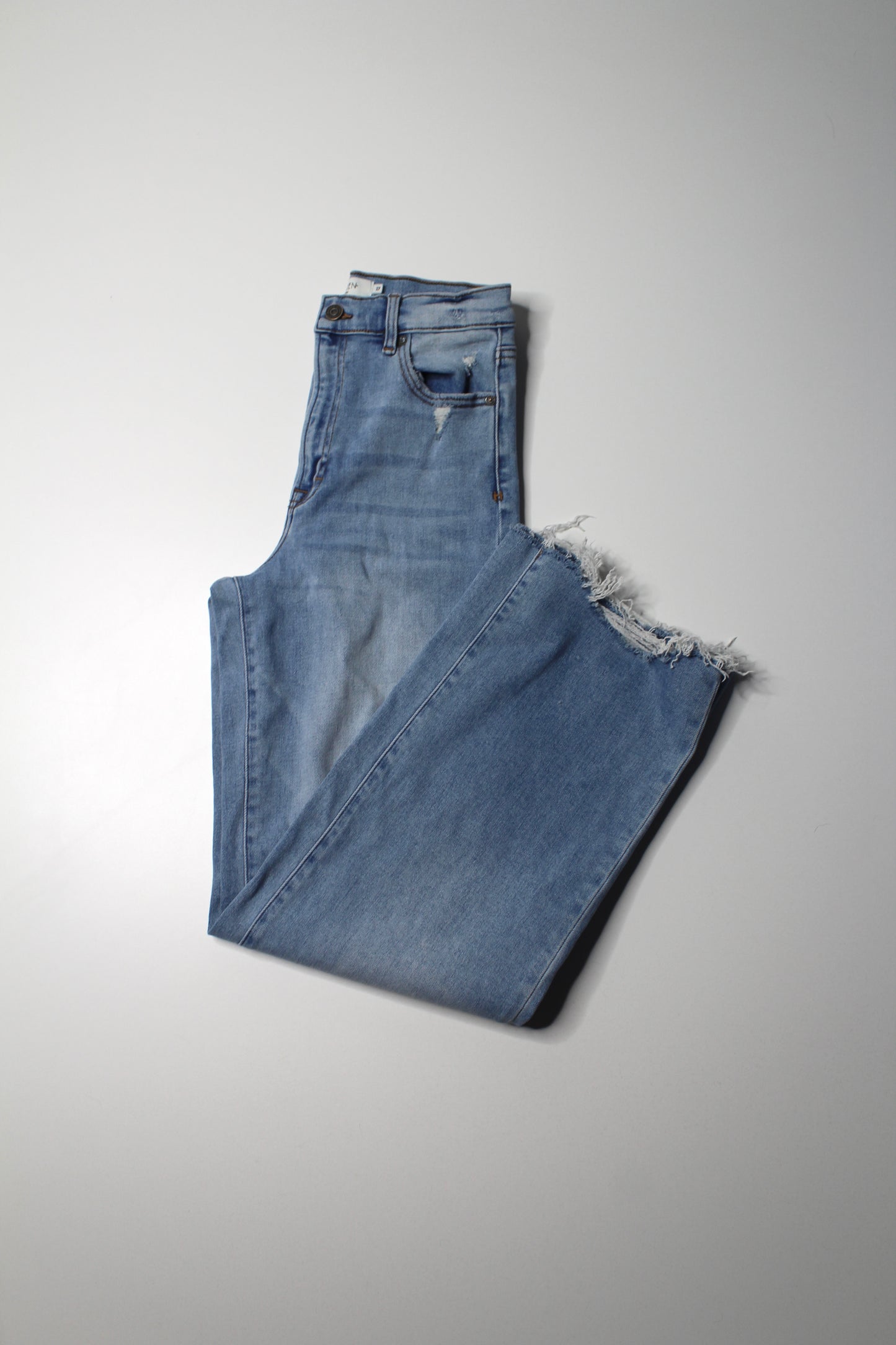 Hidden (Nordstrom) stretch ‘super wide leg’ jeans, size 27 (30”)