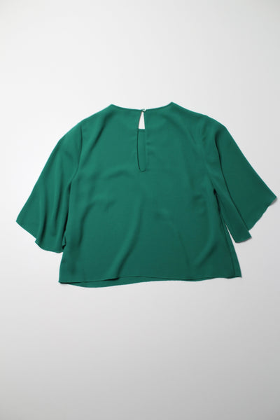 Aritzia Wilfred green short sleeve blouse, size small