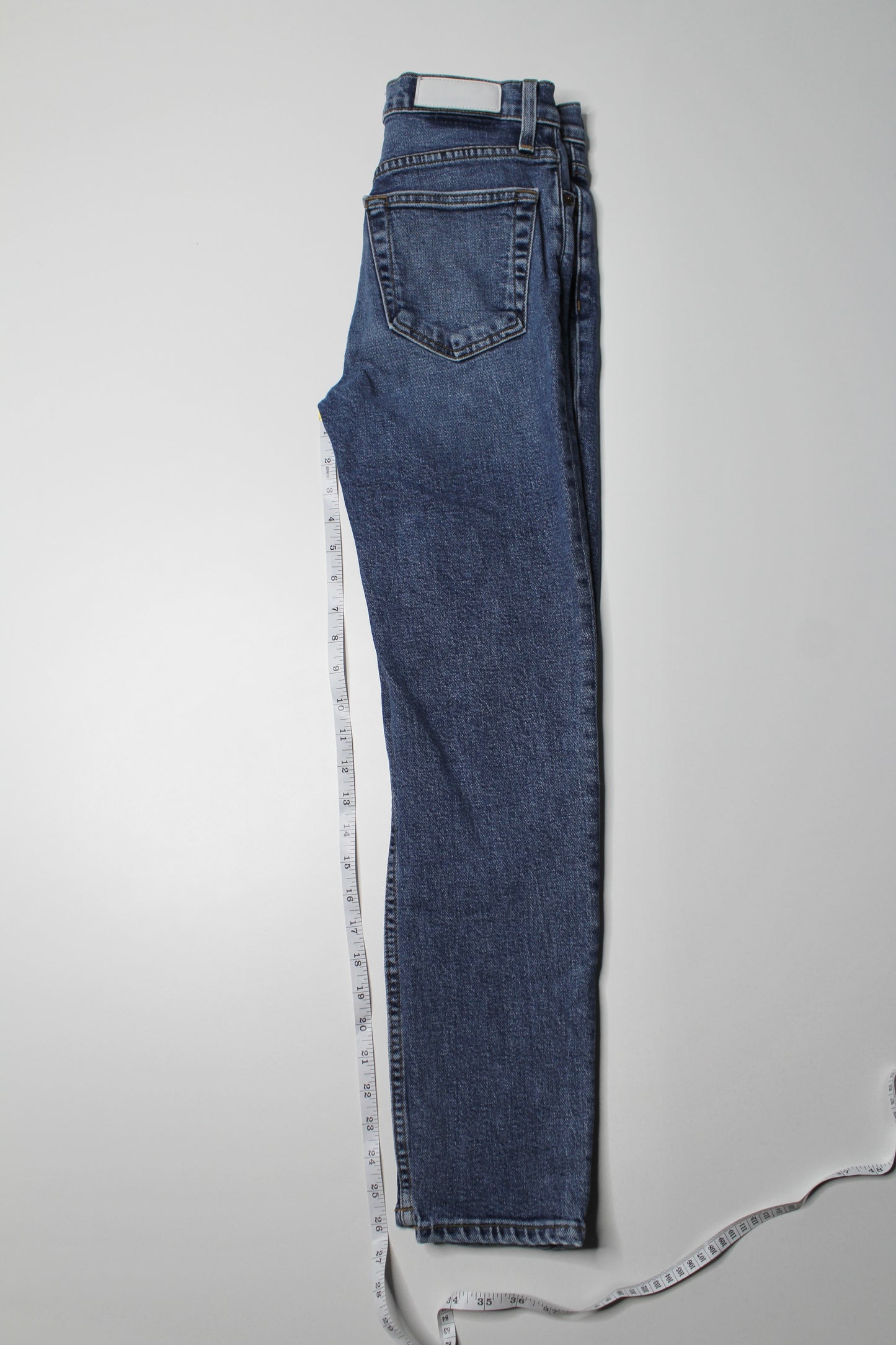 Aritzia RE/DONE ‘high rise ankle crop’ stretch jeans, size 26 (27”)