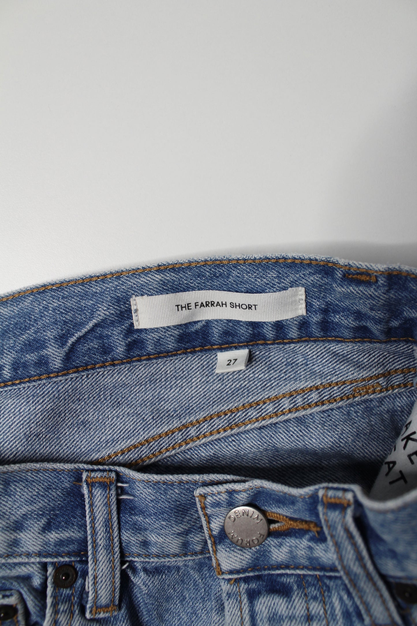 Aritzia Denim Forum ‘the farrah’ jean shorts, size 27
