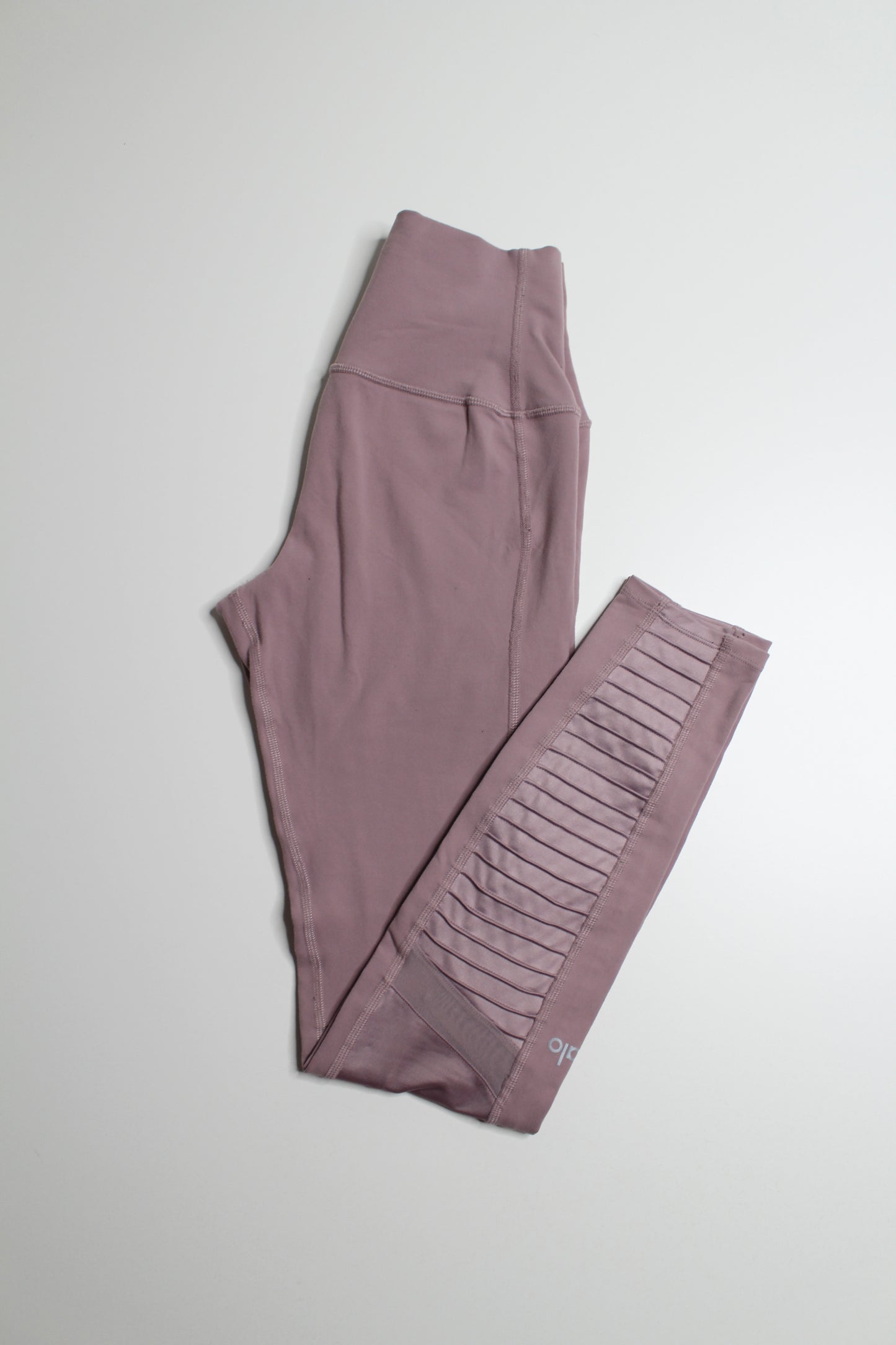 Alo Yoga smokey quartz high-waist moto leggings, size small (price reduced: was $58)