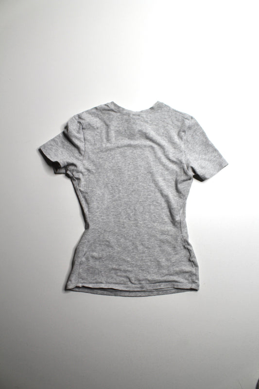 Skims grey cropped t shirt, size xs