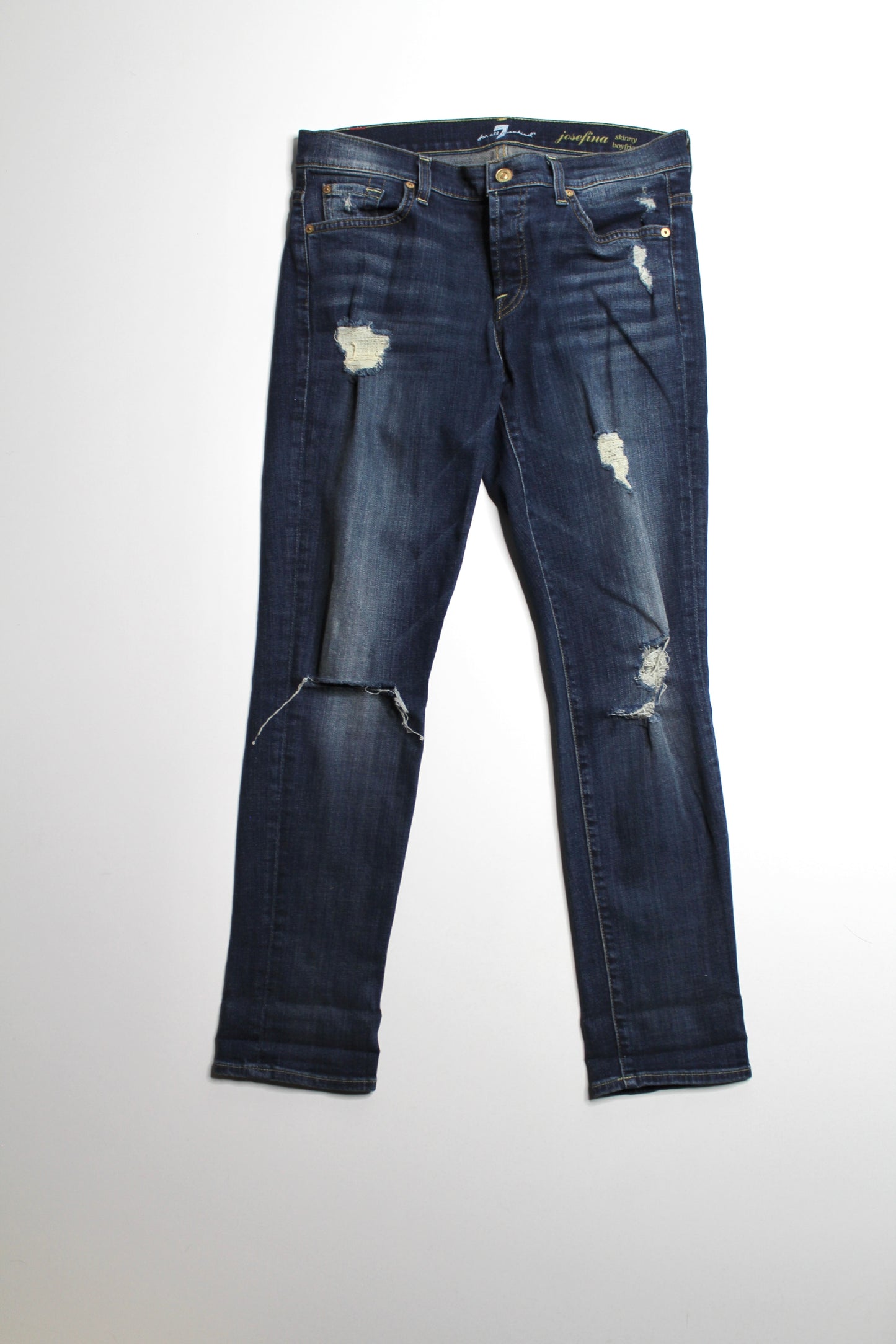 7 For All Mankind josefine boyfriend jeans, size 27