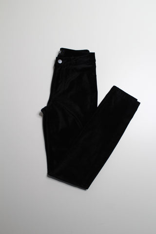 Paige black velvet hoxton ultra skinny pants, size 23 (price reduced: was $58)