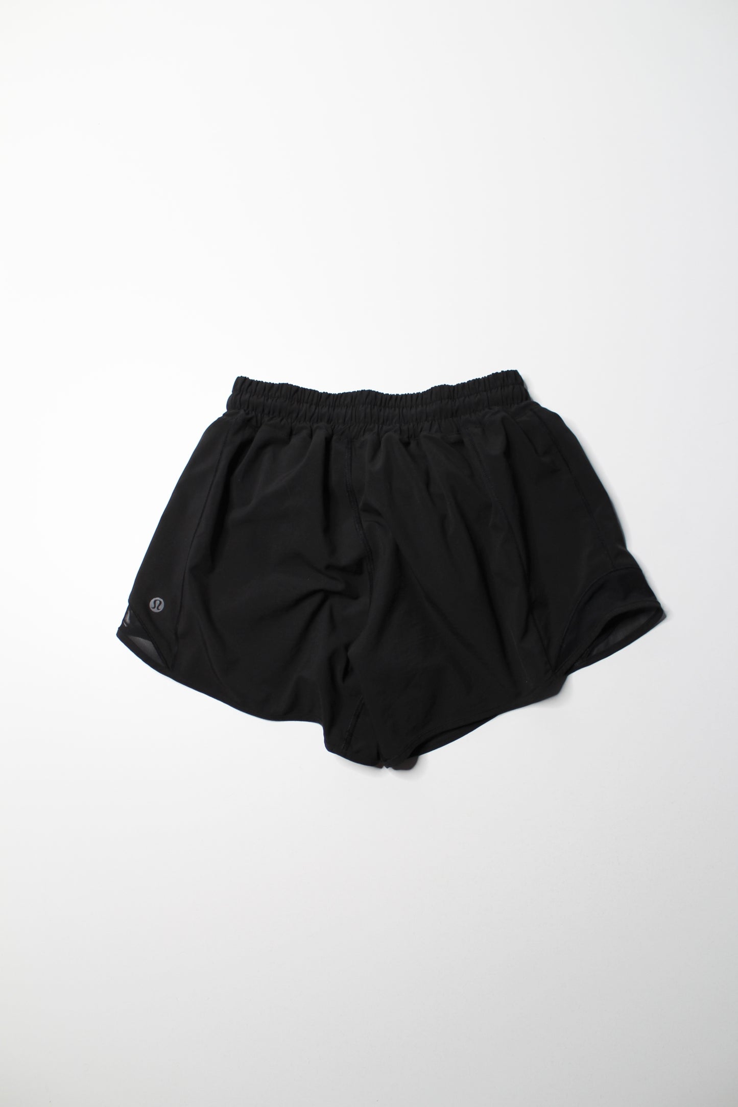 Lululemon black ‘hotty hot’ shorts, size 4 (4”)