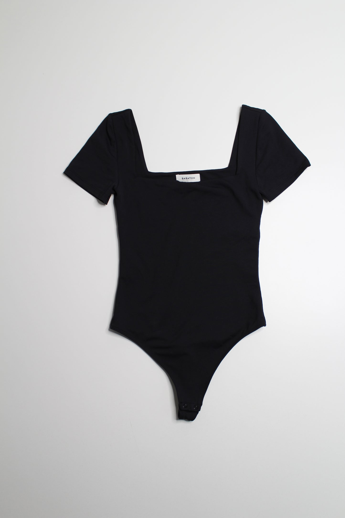 Aritzia babaton black square neck contour bodysuit, size small