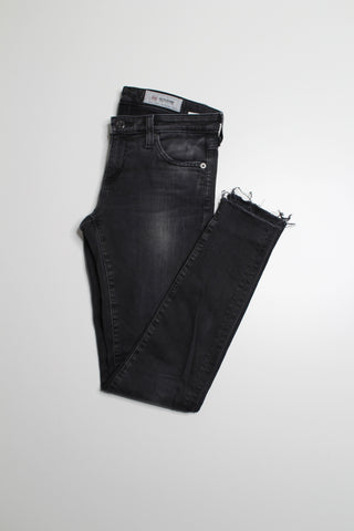 AG Jeans grey the legging ankle mid rise super skinny denim, size 25 R (27")