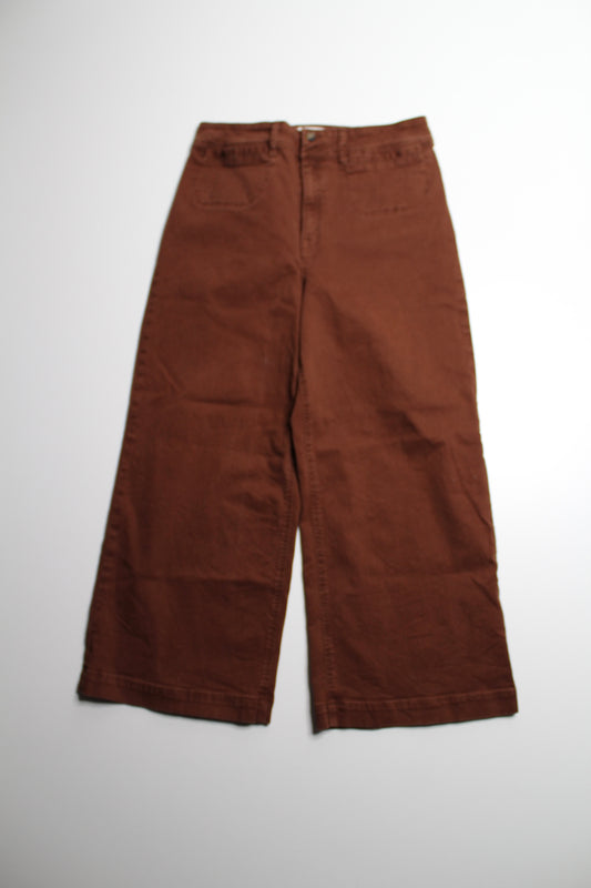 Anthropologie Unpublished brown ‘Gemma’ wide leg pants, size 30