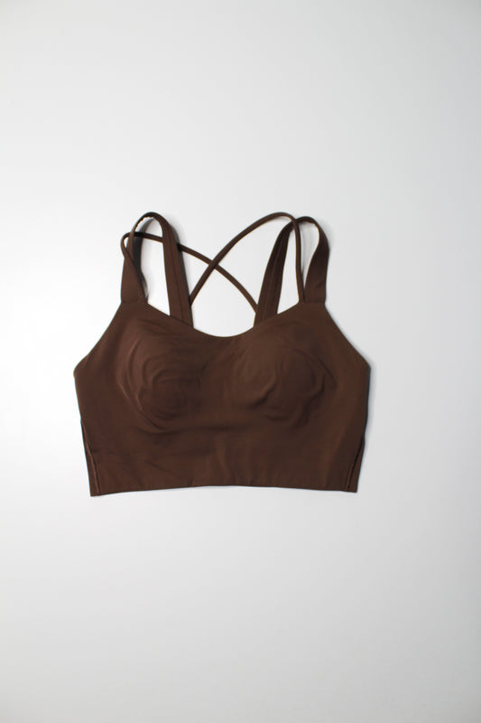 Lululemon brown ‘like a cloud’ bra. No size. Fits like 8 (or size medium) *long line