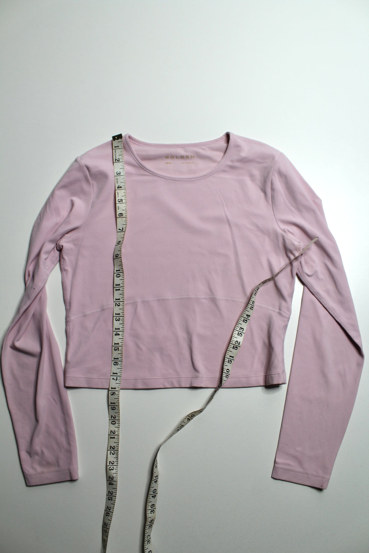 Aritzia TNA Golden cupid pink butter bound long sleeve, size large