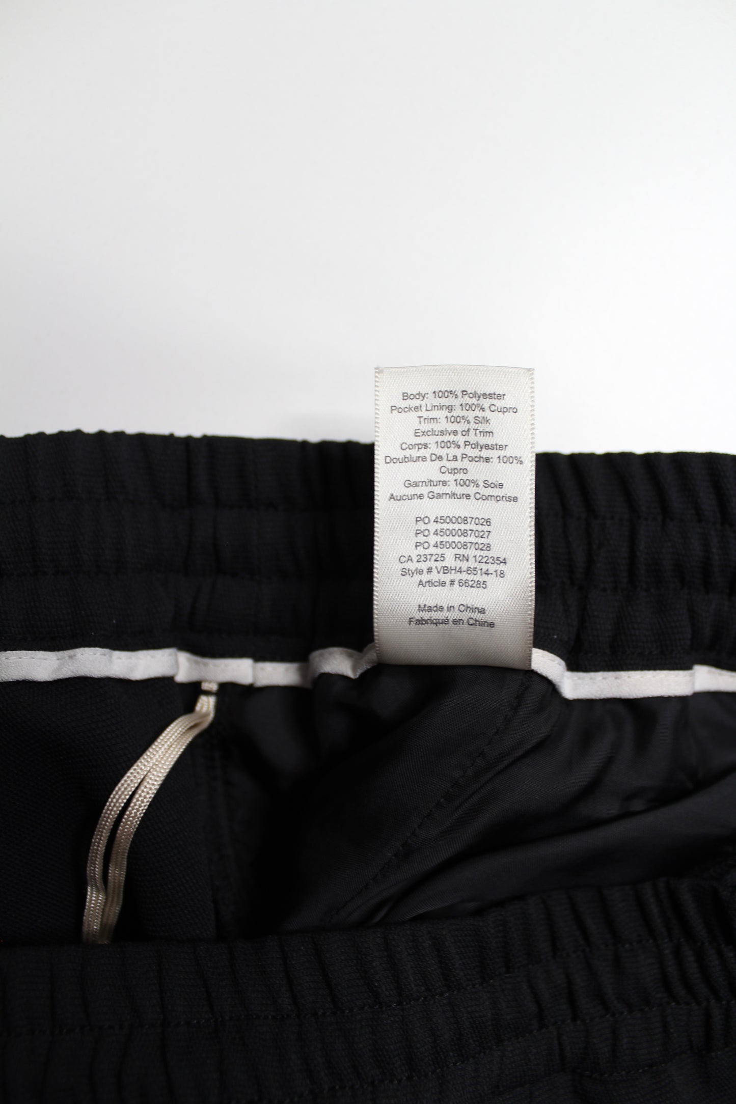 Aritzia Wilfred black dress pant jogger, size large