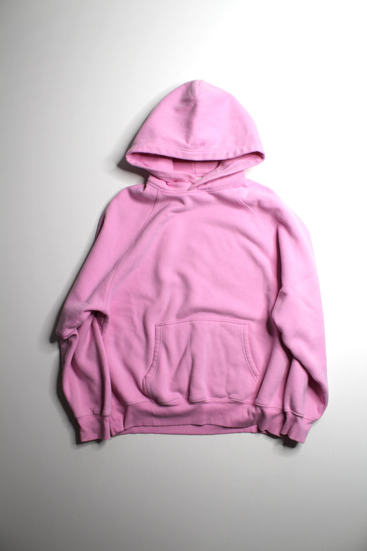Aritzia pink cozy sweatfleece mega fit hoodie, size small (oversized fit)