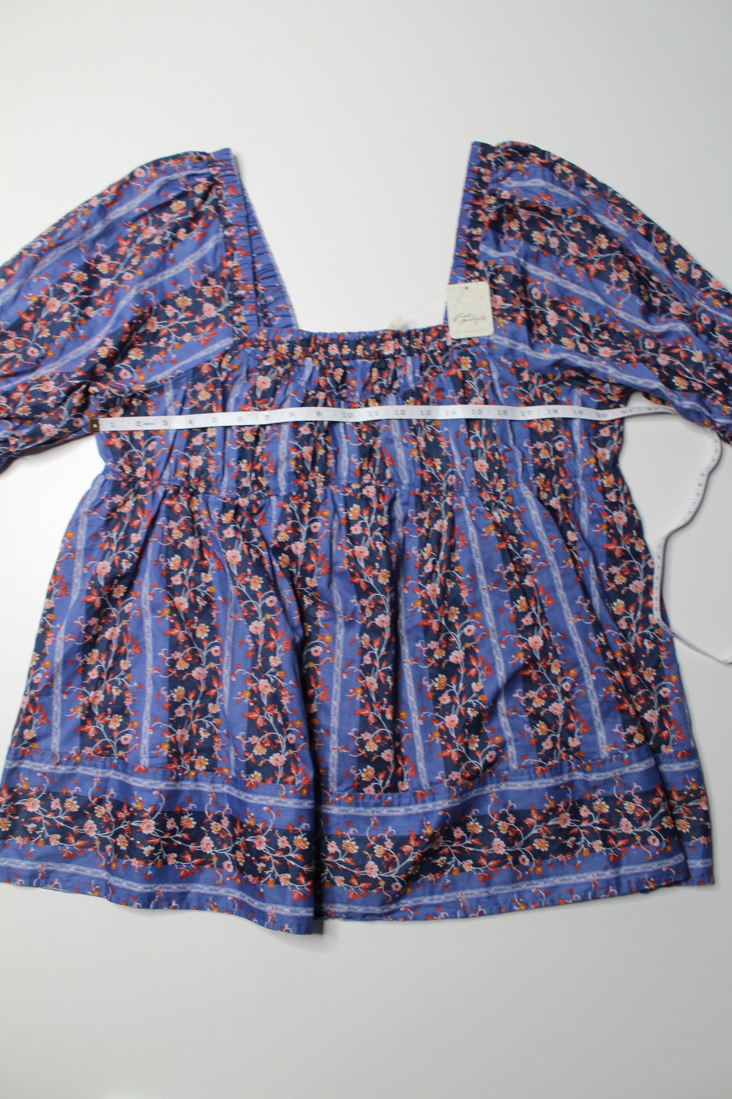 Free People vintage lover peplum blouse, size medium *new with tags