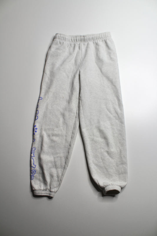 Aritzia TNA sweat fleece grey COZY ‘boyfriend fit’ joggers, size small