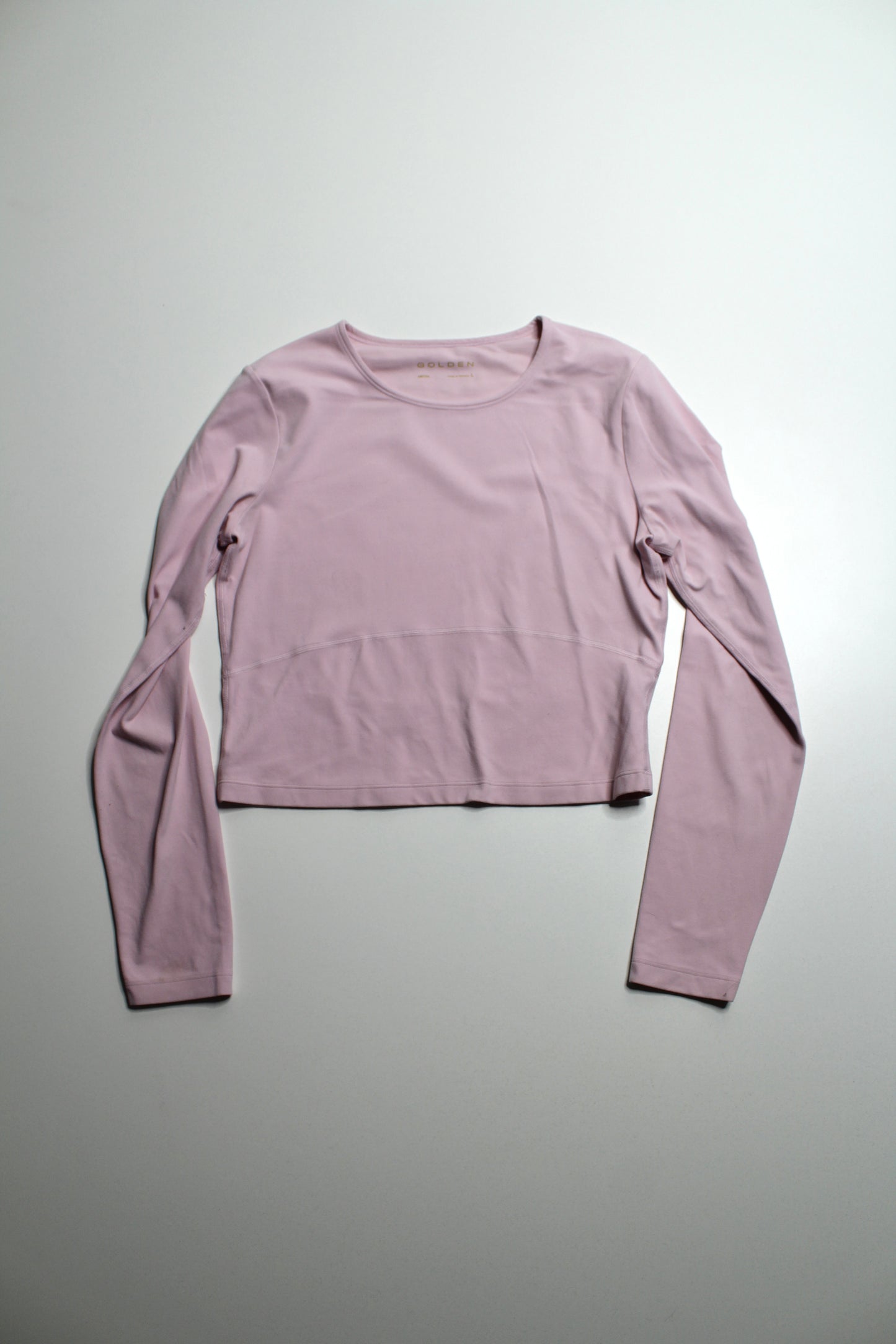 Aritzia TNA Golden cupid pink butter bound long sleeve, size large