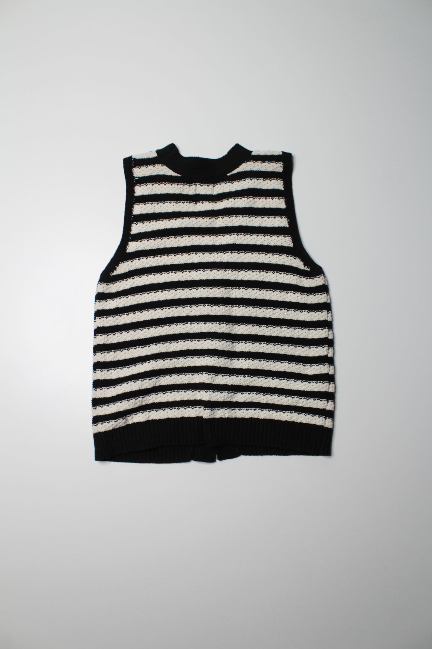 Anthropologie Maeve knit button front sweater tank, size small