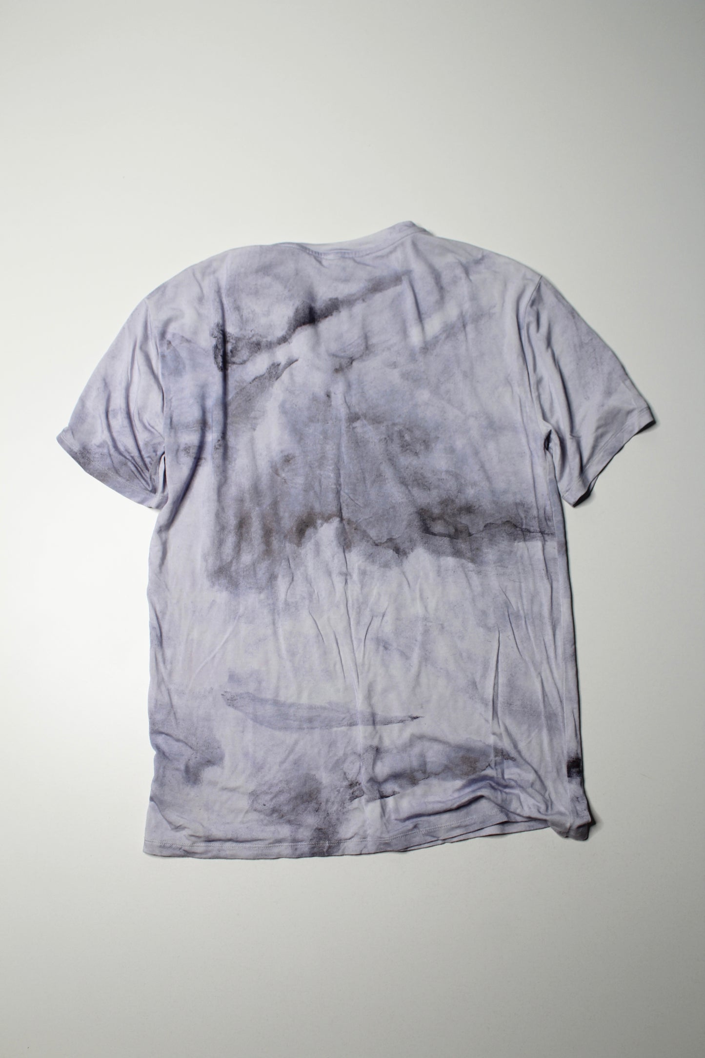 Aritzia TNA purple tie dye t shirt, size xxs (oversized fit)