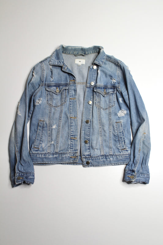 Nordstrom B.P. distressed denim jacket, size xs