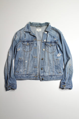 B.P. (Nordstrom) distressed denim jacket, size xs (additional 50% off)