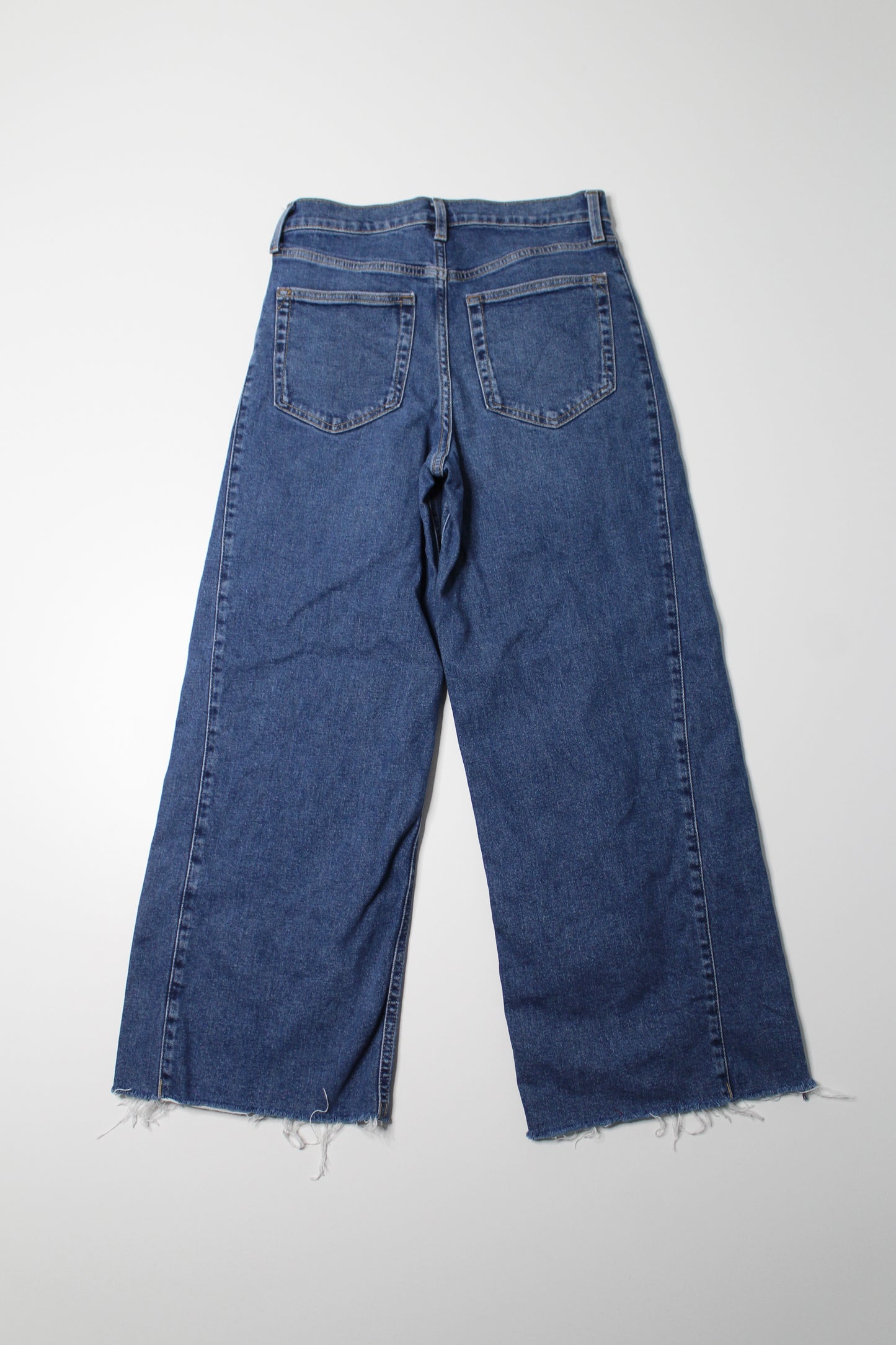 Gap high rise wide leg stride ankle jeans, size 27 / 4R