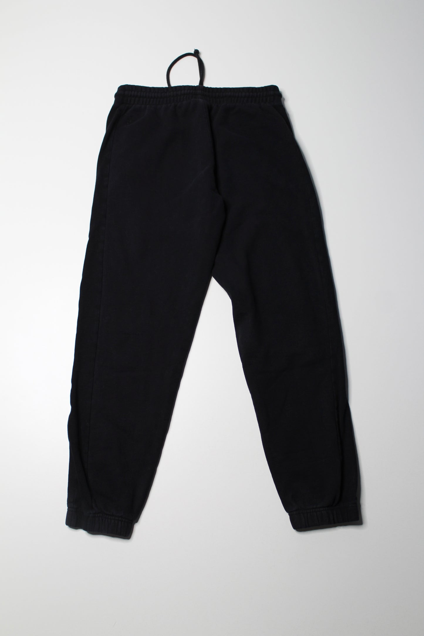 Aritzia TNA black COZY AF fleece joggers, size small
