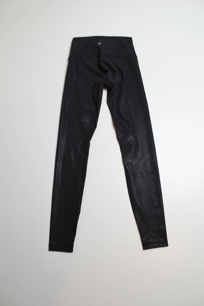 Lululemon wunder under high-rise tight, size 4 (28") *luminosity black foil