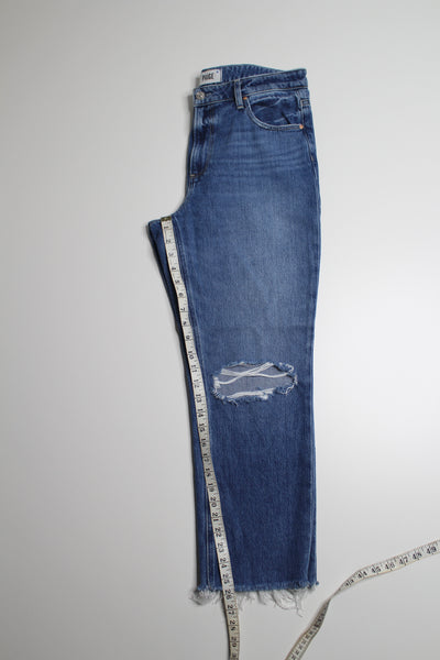 Paige noella crop distressed jeans, size 30