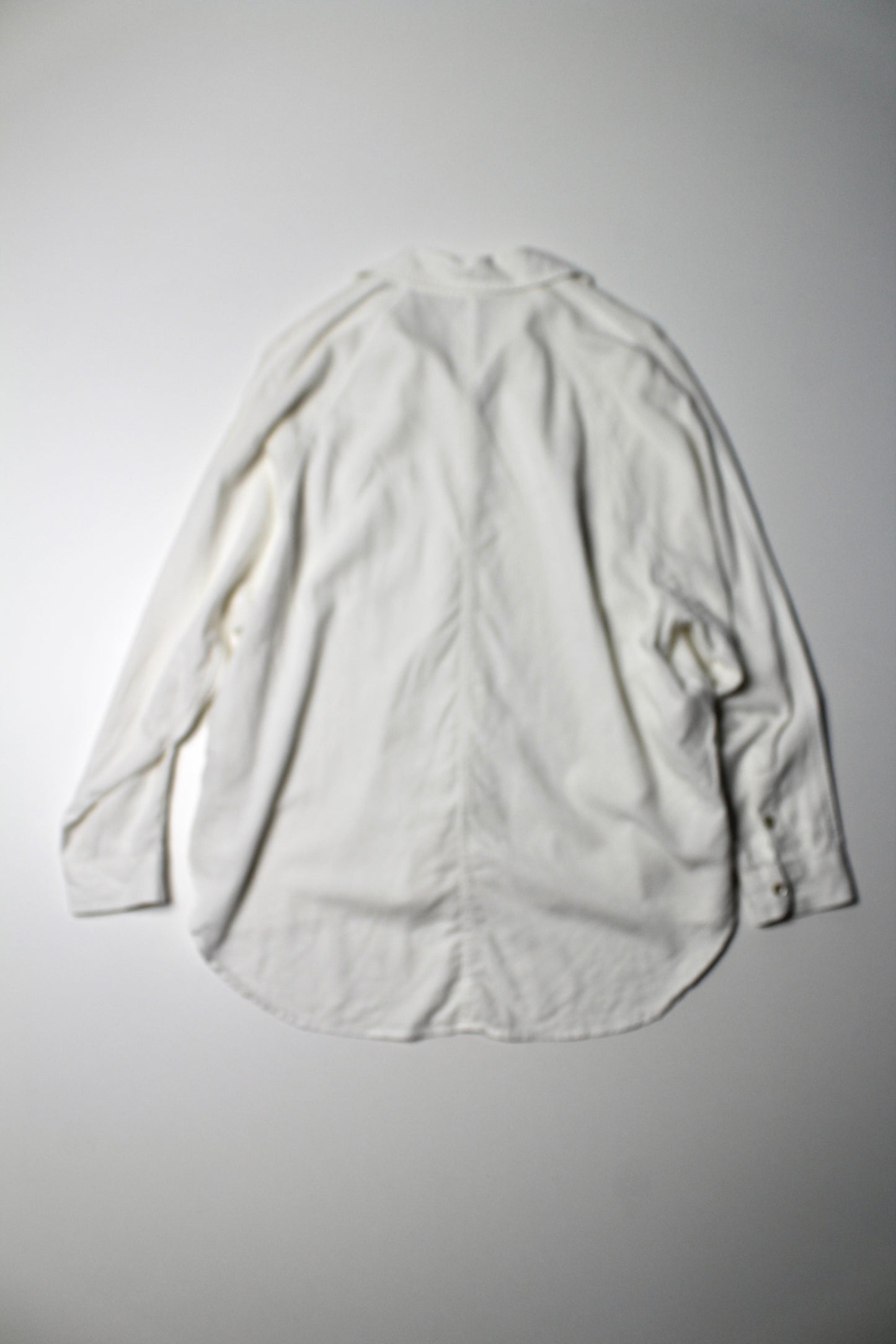 Aritzia Wilfred Free white button up cotton blouse, size xxsmall (oversized fit)