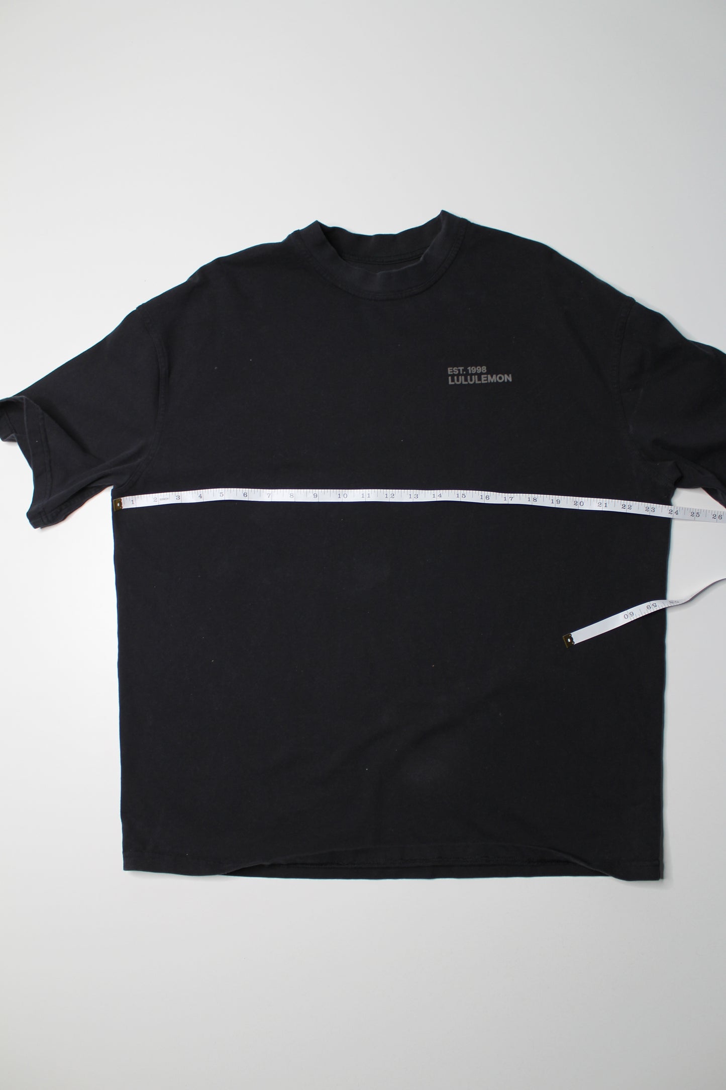 Lululemon black ‘20Y’ special edition t shirt, no size. Fits like large