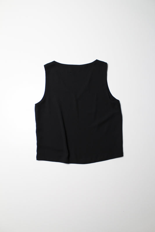 Aritzia Babaton black sleeveless ‘Murphy’ blouse, size xs