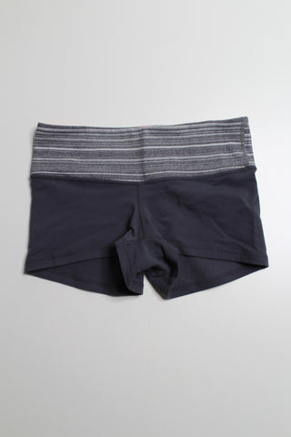Lululemon reversible grey boogie shorts, size 4