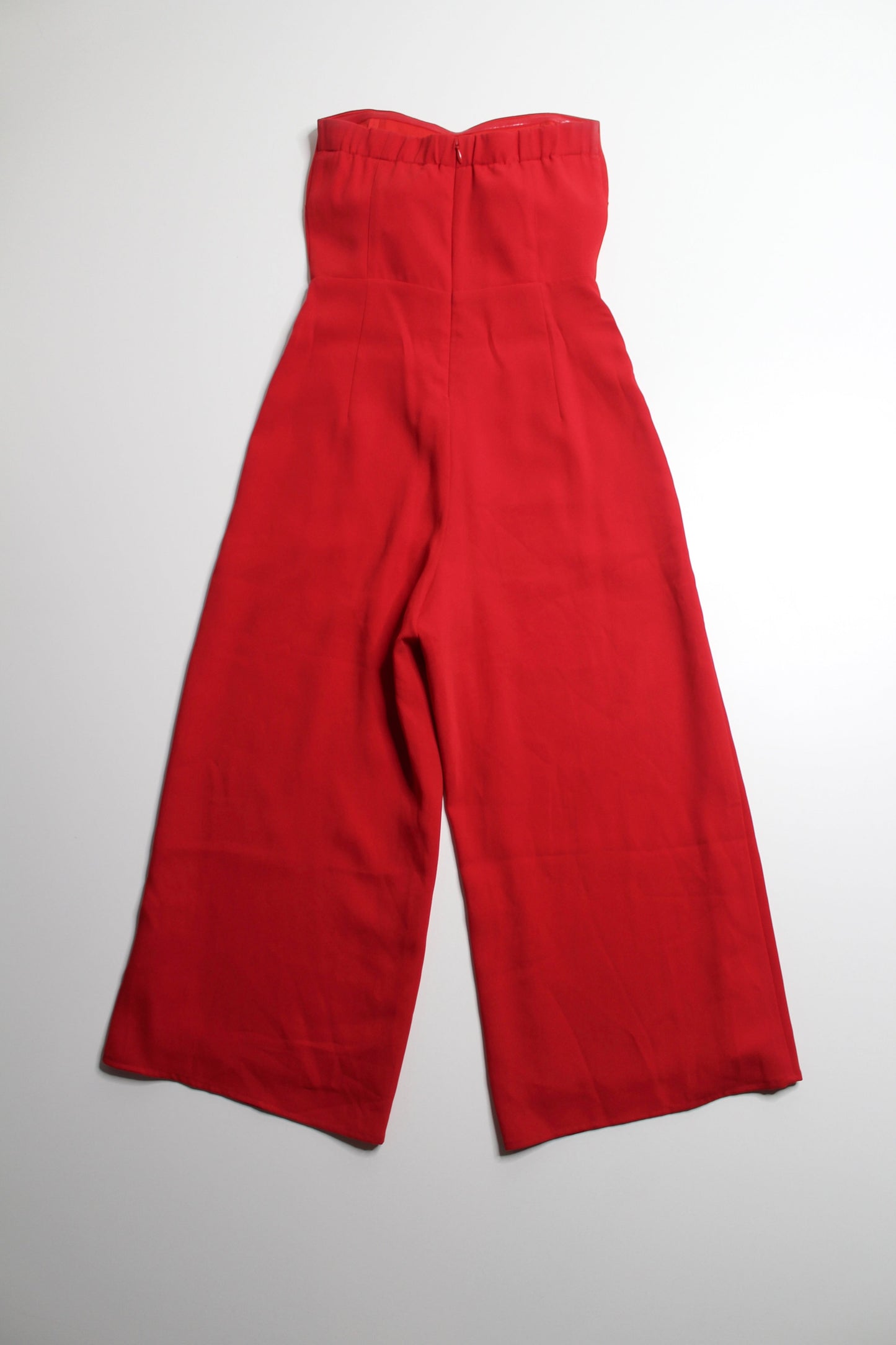 Aritzia babaton Rohan red strapless jumpsuit, size 00