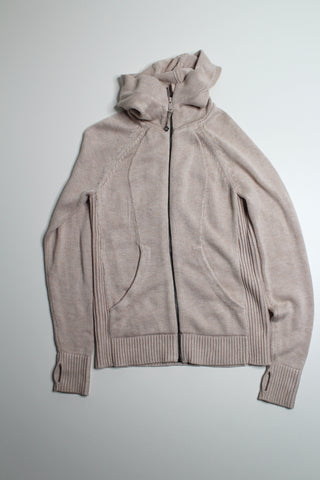 Lululemon ‘calm + cozy’ knit scuba hoodie, no size. Fits like size 6 or size small (price reduced: was $48)