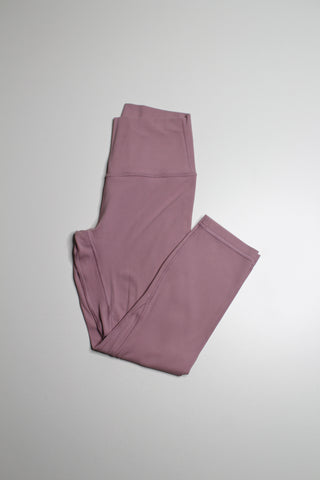 Lululemon dusty pink ‘align’ crop legging, size 4 (21”)