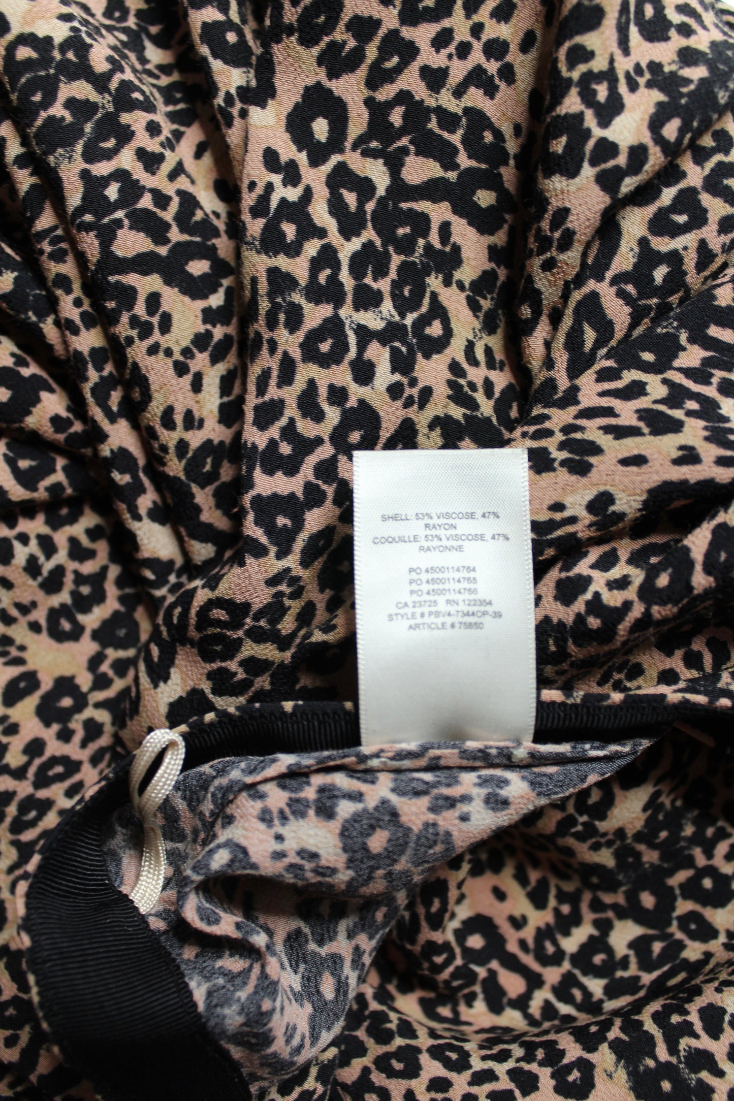 Aritzia Wilfred leopard print midi skirt, size 4