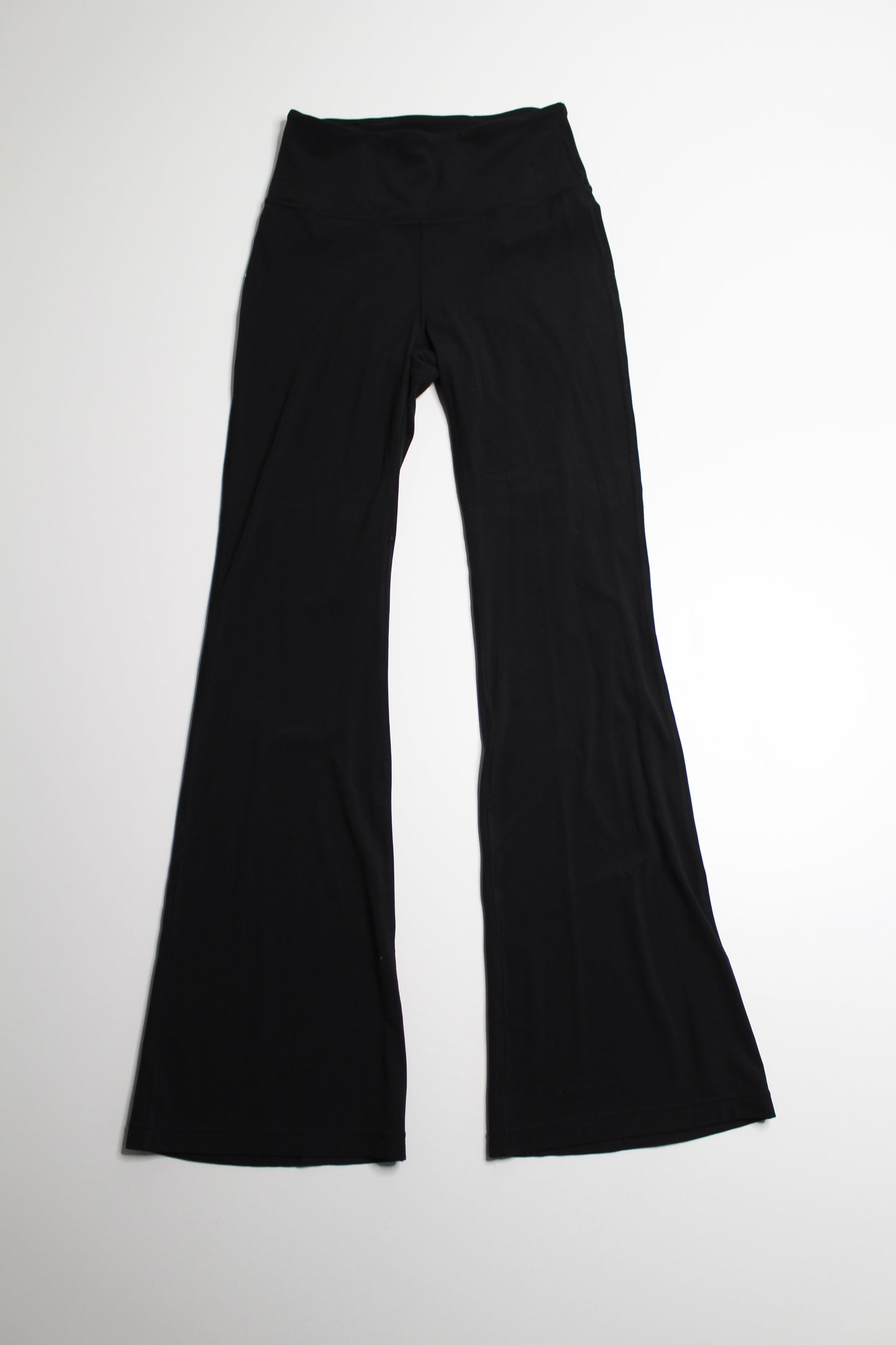 Lululemon black groove super high rise flared pant, size 6 *nulu (price reduced: was $58)